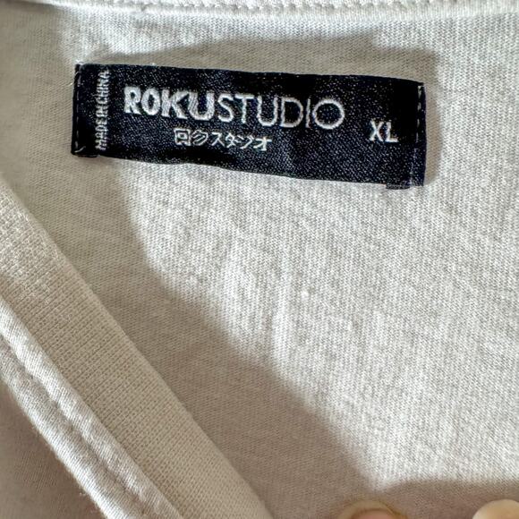 ROKU STUDIO WARRIOR Come Out 2 Play Graphic Tee | Streetwear Skull Flames (XL) - Picture 5 of 5